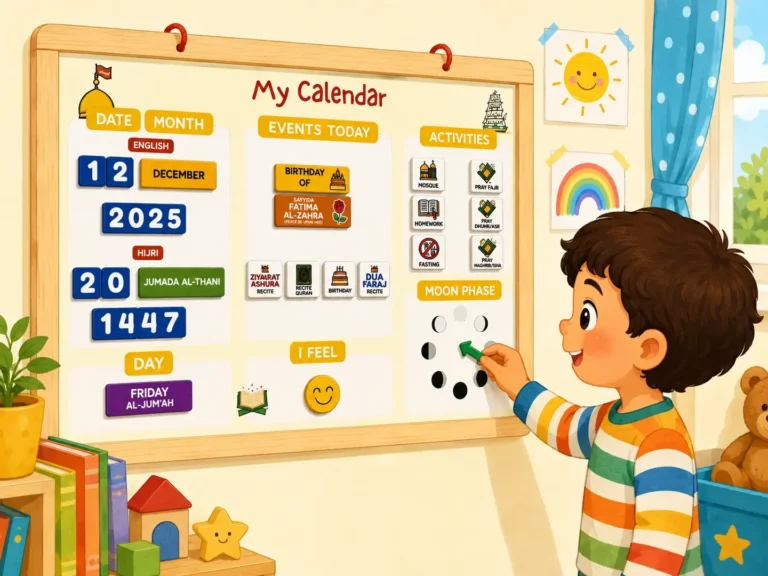 10 Ways to Use the Magnetic Tokens in Your Shia Islamic Calendar Planner